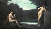 Jean-Jacques Henner Nus feminins oil painting